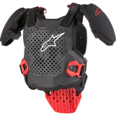 ALPINESTARS Youth A5 S v2 Chest Guard - Black/White/Red - S/M 6740224-123-S/M