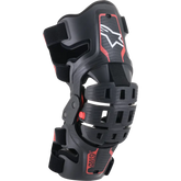 ALPINESTARS Youth Bionic 5S Knee Braces - Black/Red 6540520-13