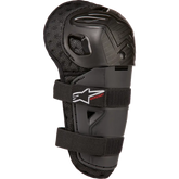 ALPINESTARS Youth Bionic Action Kickstart Guards - Knee - Black/Red 6540724-13-OS