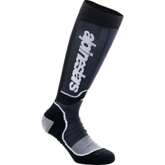 ALPINESTARS Youth MX Plus Socks - Black/White - Medium/Large 4742324-12-ML