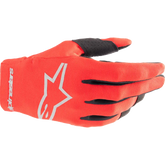 ALPINESTARS Youth Radar Gloves - Mars Red/Silver - Small 3541824-385-S