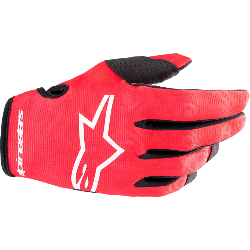 ALPINESTARS Youth Radar Gloves - Red/White - Medium 3541823-3120-M