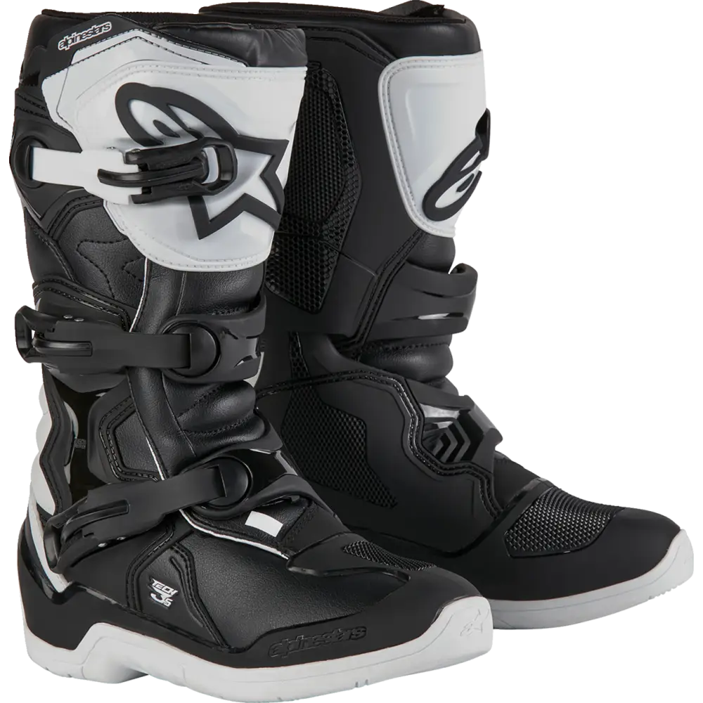 ALPINESTARS Youth Tech3S Boots - Black/White - US 4 2014024-21-4