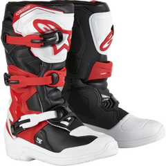 ALPINESTARS Youth Tech3S Boots - White/Black/Red - US 4 2014024-2030-4