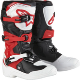 ALPINESTARS Youth Tech3S Boots - White/Black/Red - US 7 2014024-2030-7