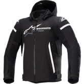 ALPINESTARS Zaca Waterproof Jacket - Black/White - Small 3206423-12-S