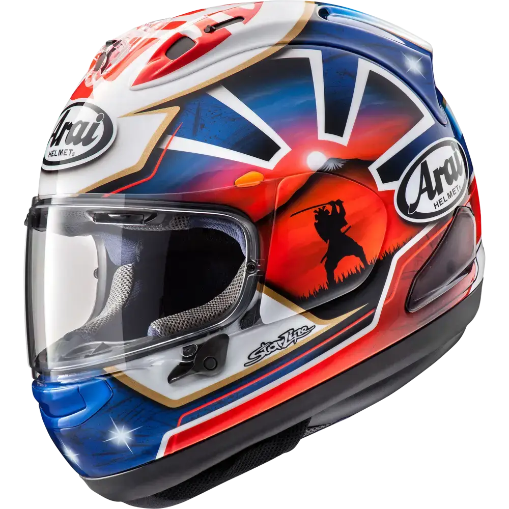 arai corsair helmet Arai Corsair-X Dani Samurai-2 Helmet, Blue / Small