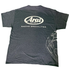 ARAI HELMETS Arai Helmet T-Shirt - Dark Heather Gray - Large 121565