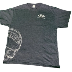 ARAI HELMETS Arai Helmet T-Shirt - Dark Heather Gray - Large 121565