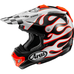 ARAI HELMETS VX-Pro4 Helmet - Flame - White - XS 0110-8953