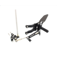 Attack Performance Rear Set Kit Honda CBR600RR 07- - Black - Rear Set Kit