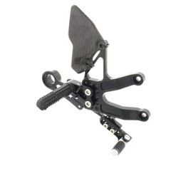 Attack Performance Rear Set Kit Triumph 675 13- - Black - Rear Set Kit