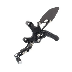 Attack Performance Rear Set Kit W/Shift and Brake Levers Ducati - Black - Rear Set Kit