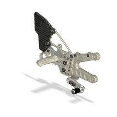 Attack Performance Rear Set Kit Yamaha YZF R6 06- (Carbon Heel Guards) - Rear Set Kit