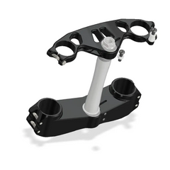 Attack Performance Triple Clamp Kit GP Kawasaki ZXR636 13- Black - Triple Clamps