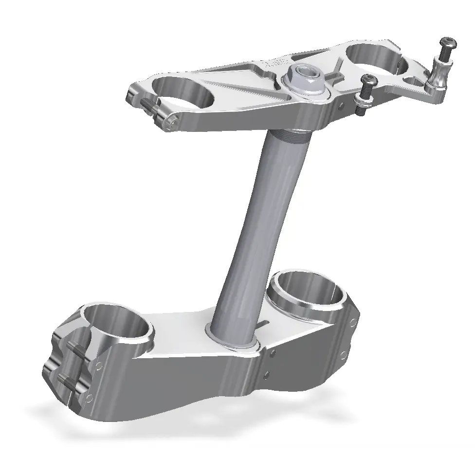 Attack Performance Triple Clamp Kit Kawasaki ZX6R 09- - Triple Clamps