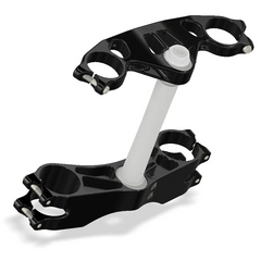 Attack Performance Triple Clamp Kit Radial Ohlins 52X58X210 Suzuki Black - Triple Clamps