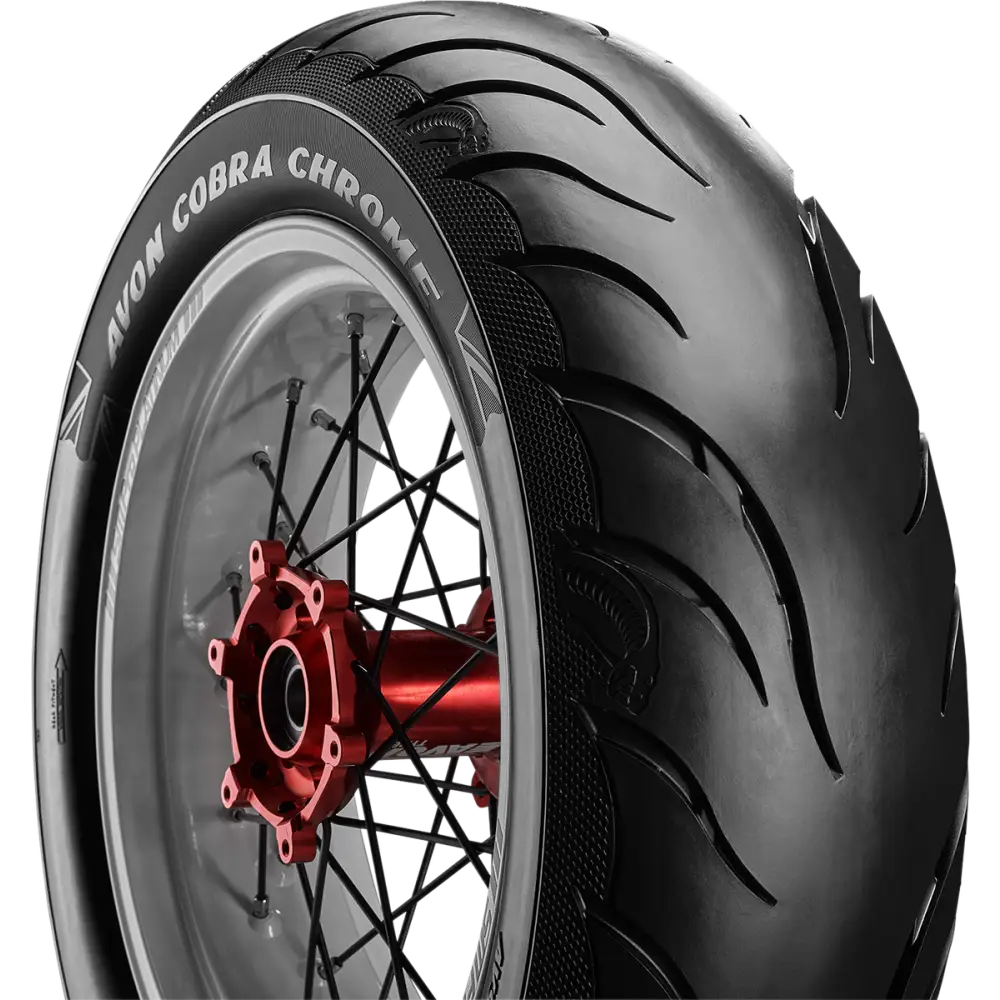 AVON Tire - Cobra Chrome AV92 - Rear - 180/65B16 - Wide Whitewall - 81H 638159