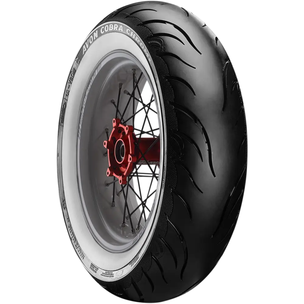 AVON Tire - Cobra Chrome AV92 - Rear - 180/65B16 - Wide Whitewall - 81H 638159