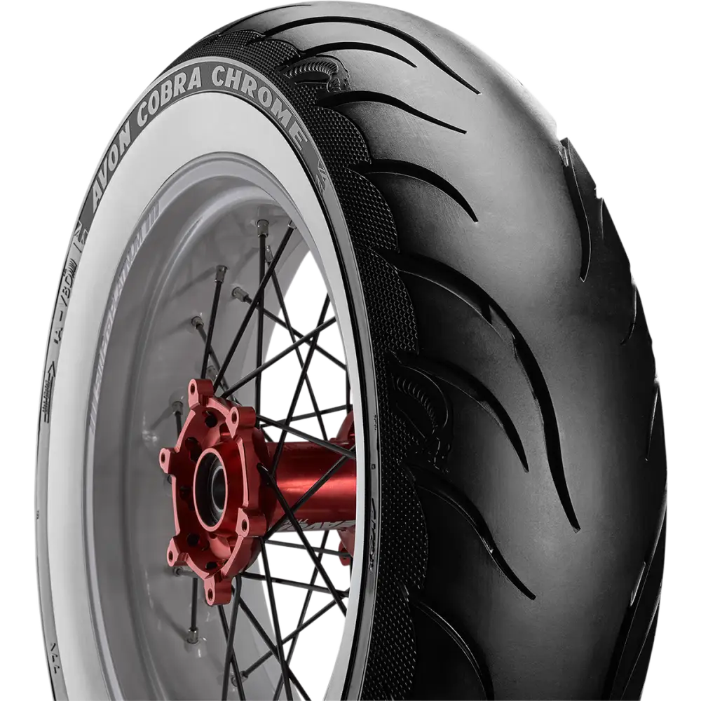 AVON Tire - Cobra Chrome AV92 - Rear - 180/65B16 - Wide Whitewall - 81H 638159