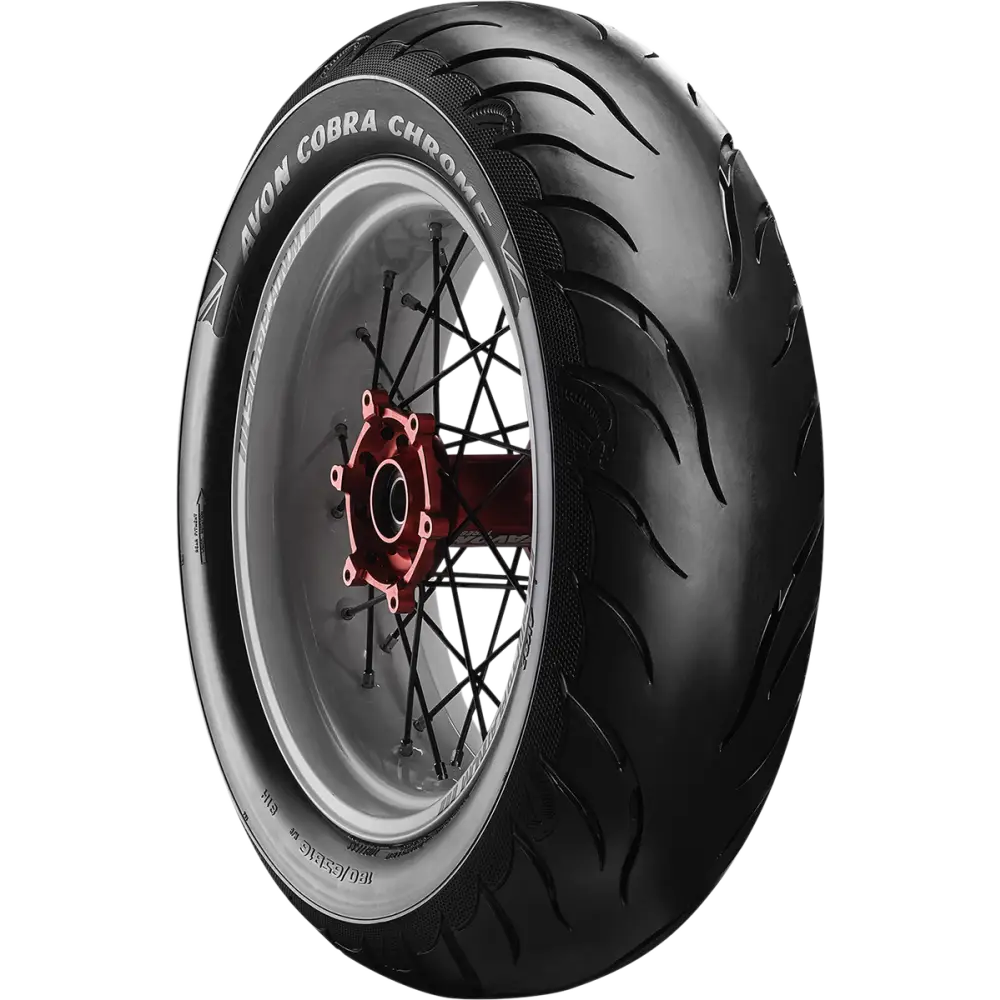 AVON Tire - Cobra Chrome AV92 - Rear - 180/65B16 - Wide Whitewall - 81H 638159