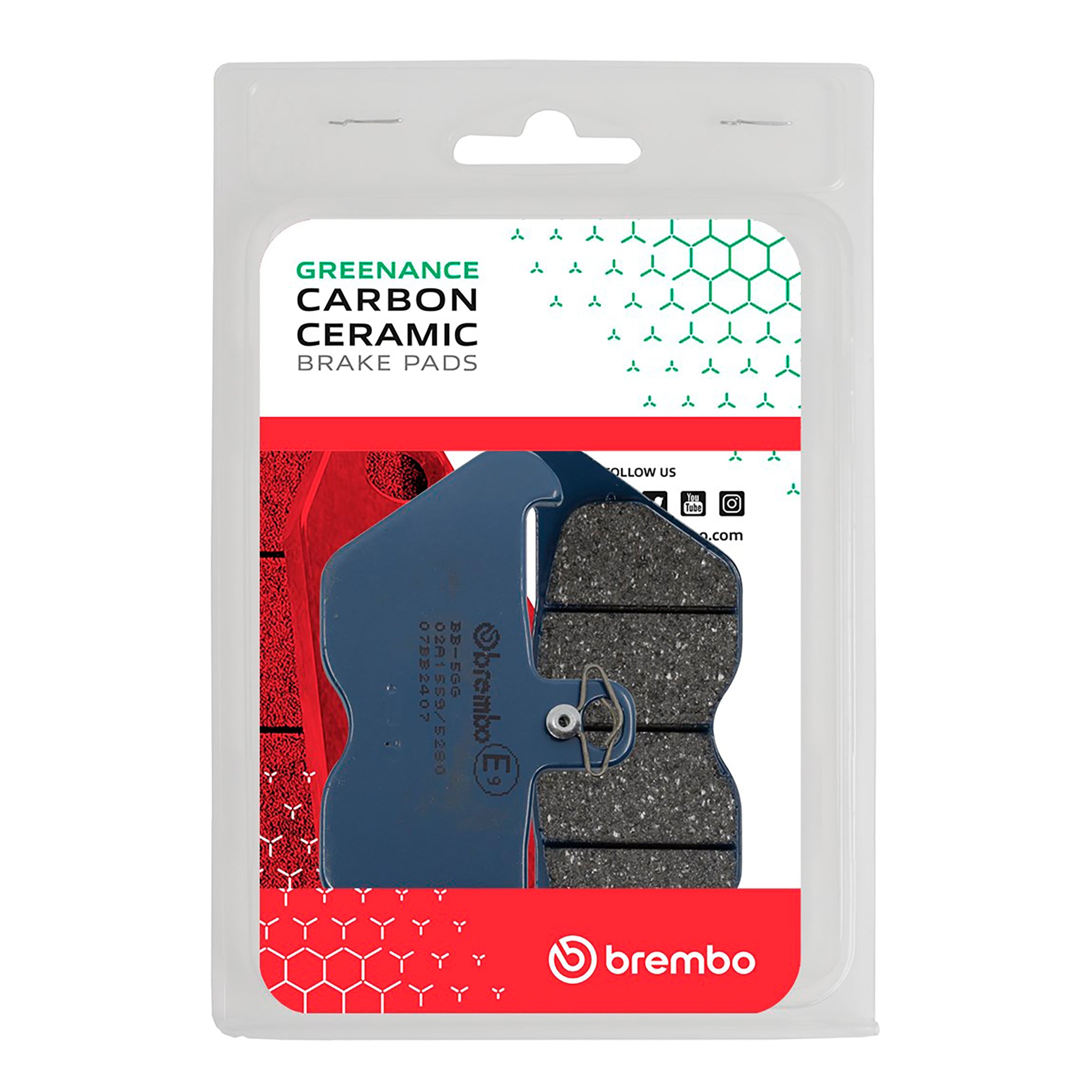 Brembo Prime CC Carbon Ceramic Brake Pads 07BB2407 for BMW Motorcycles