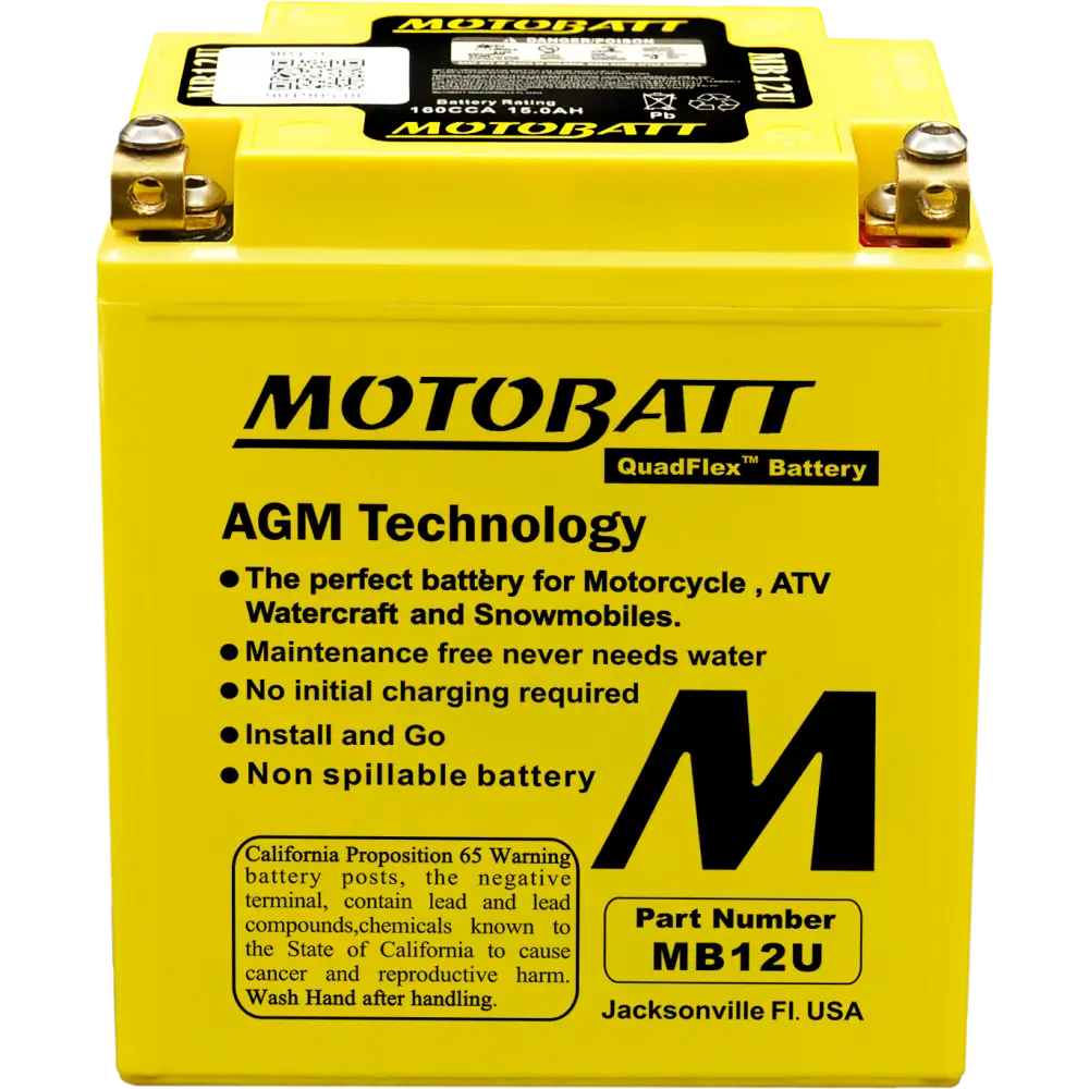 Battery Mb12u Sealed Factory Activated