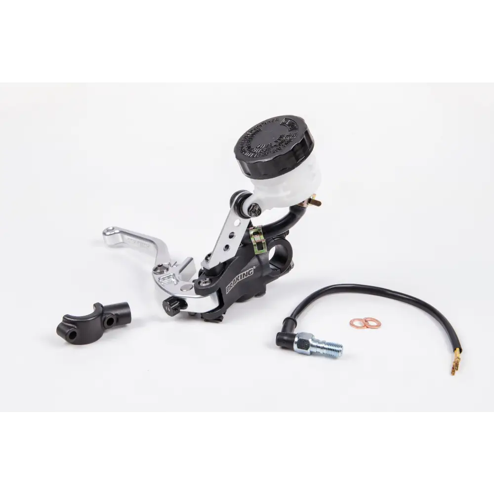 Brake Master Cylinder 16mm Lever Silver