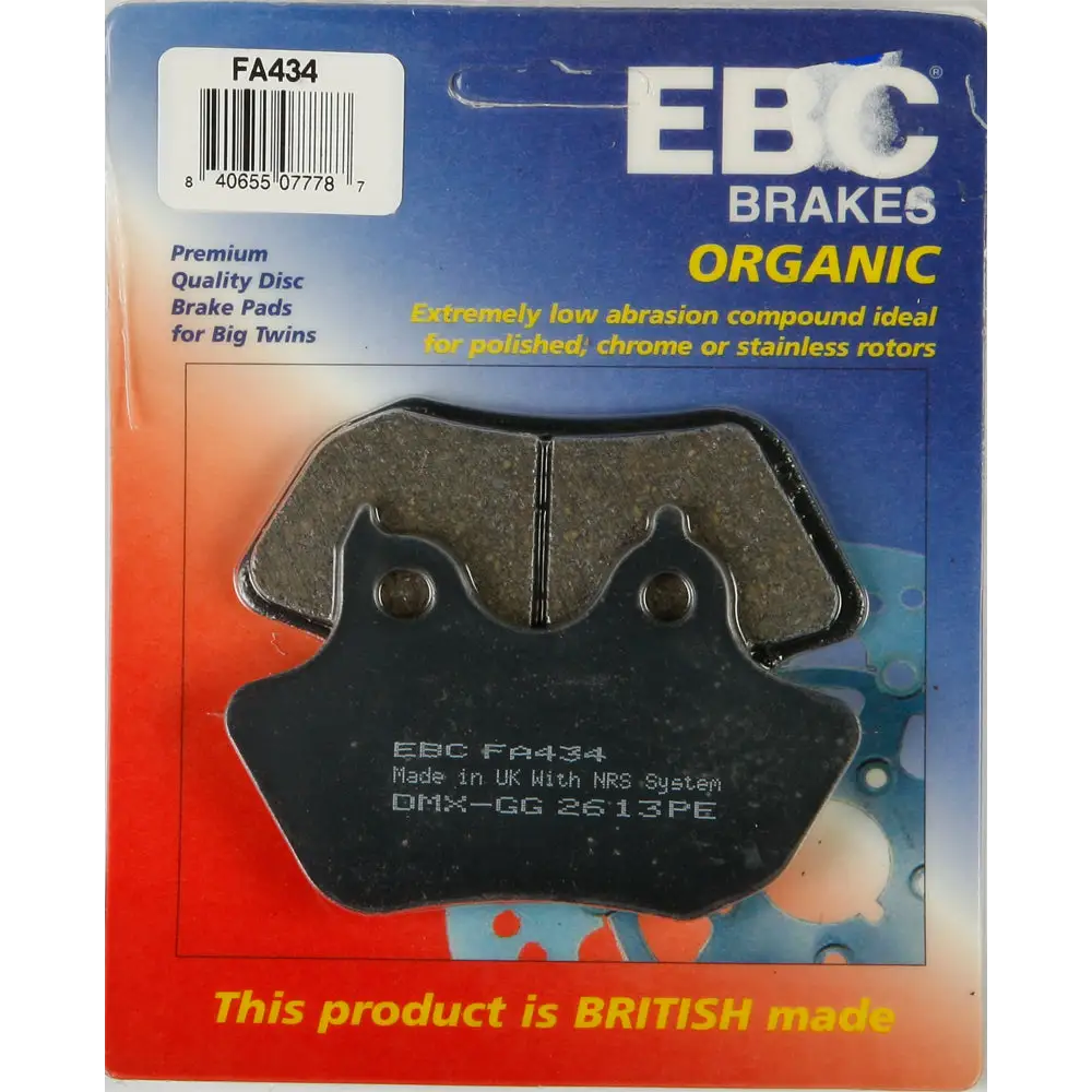 Brake Pads Fa434 Organic