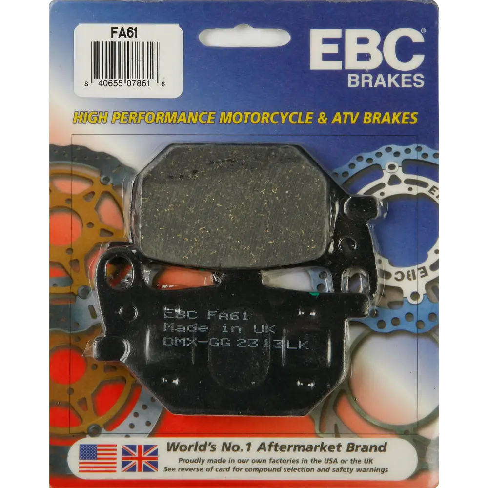 Brake Pads Fa61 Organic