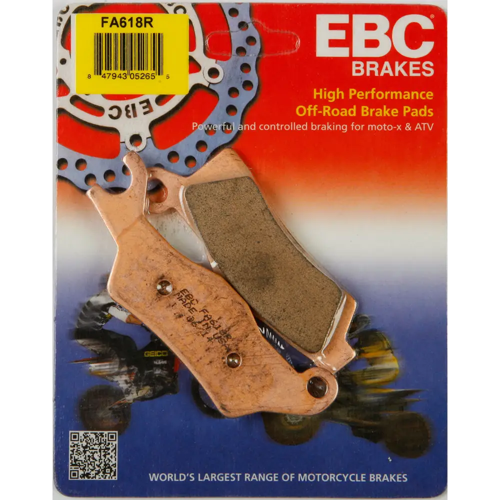 Brake Pads Fa618r Sintered R Series