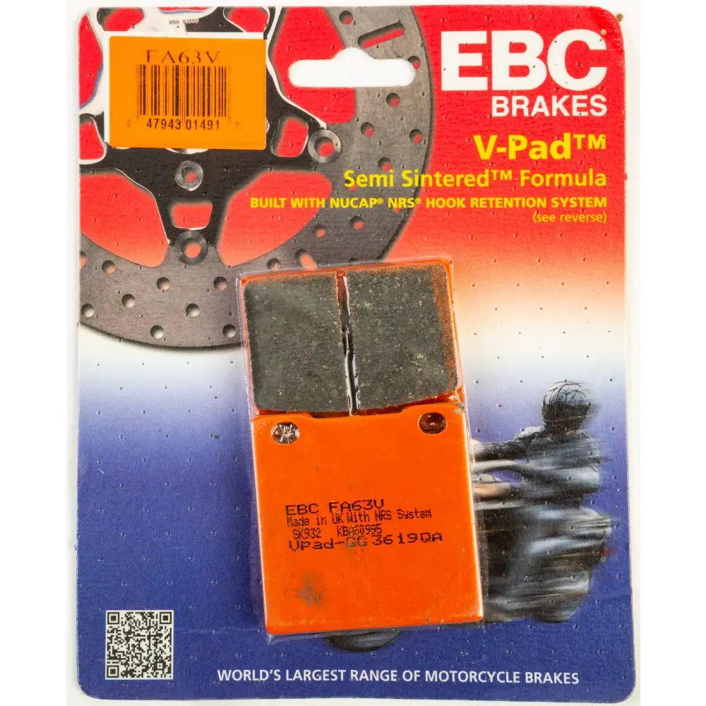 Brake Pads Fa63v Semi Sintered V Series