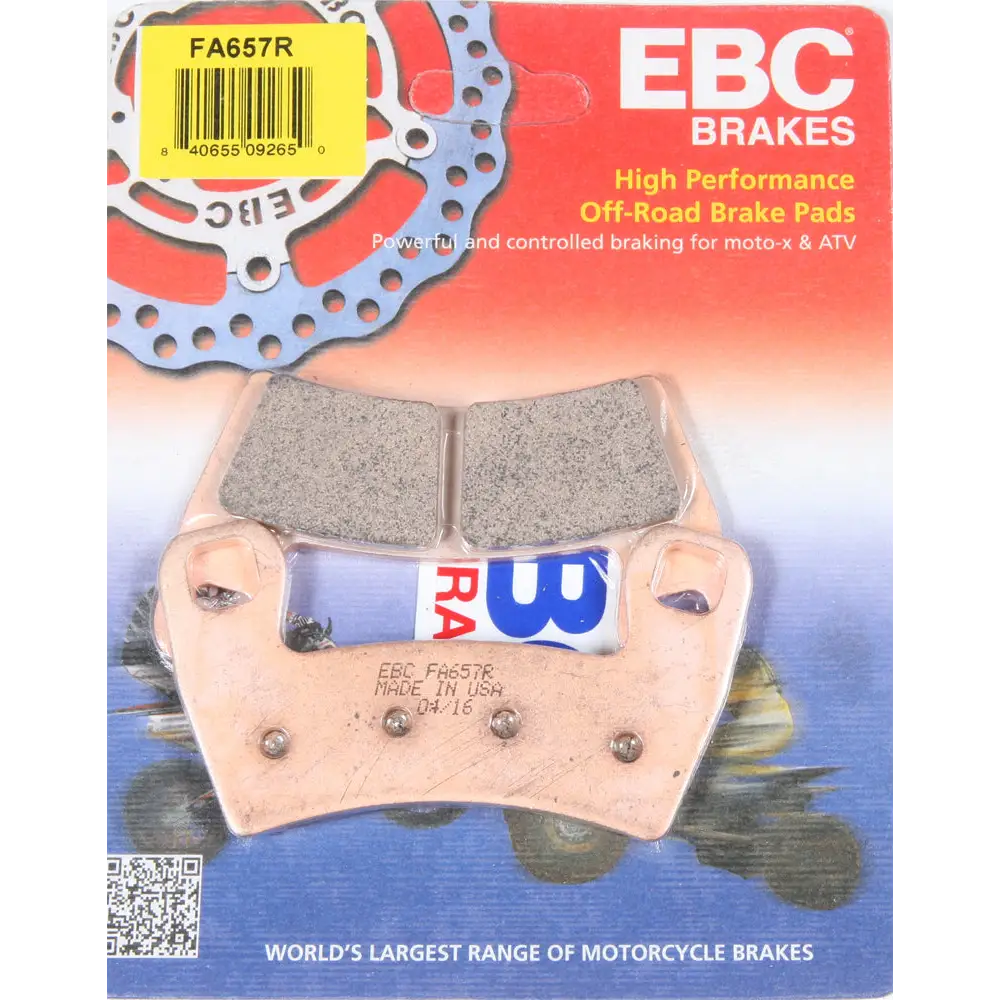 Brake Pads Fa657r Sintered R Series