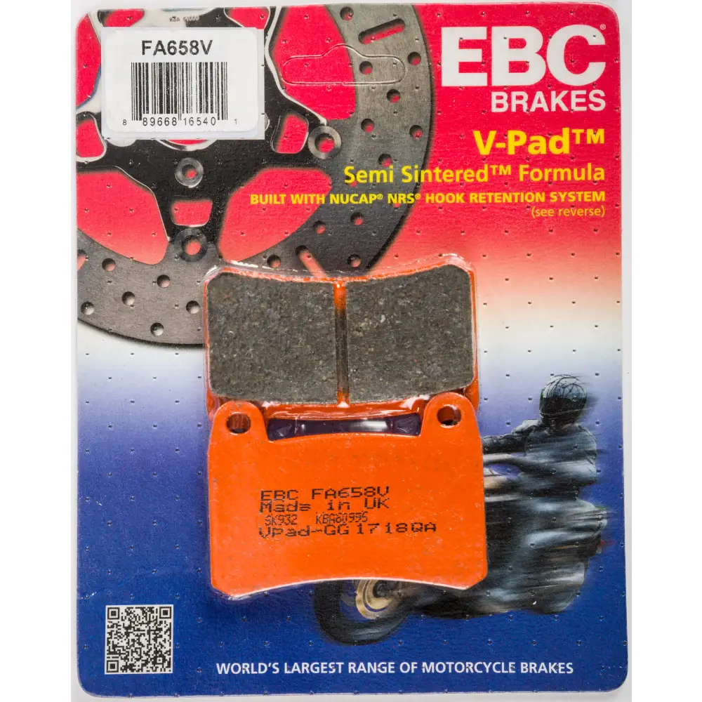 Brake Pads Fa658v Semi Sintered V Series