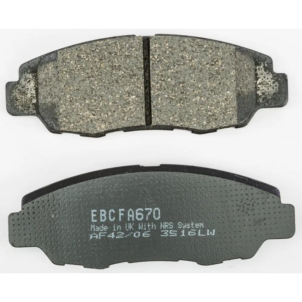 Brake Pads Fa670 Organic