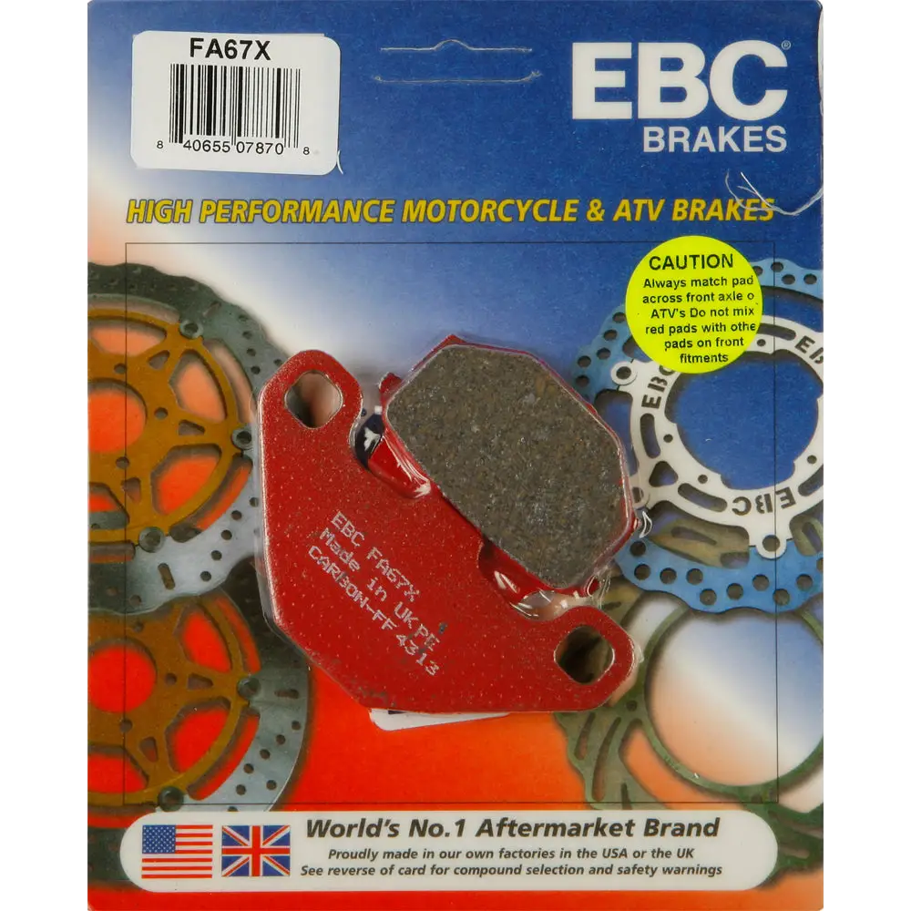 Brake Pads Fa67x Carbon X Series