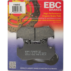 Brake Pads Fa69/2 Organic