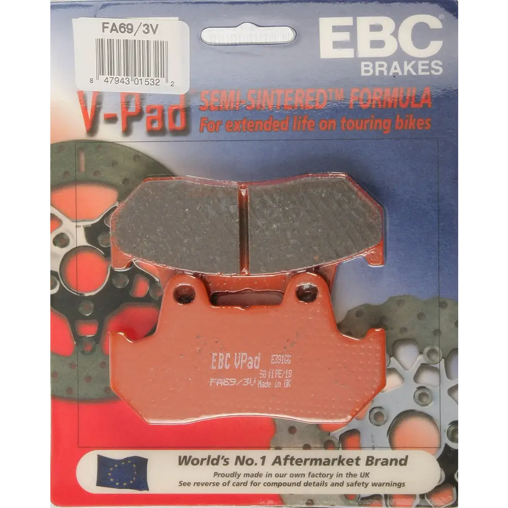Brake Pads Fa69/3v Semi Sintered V Series