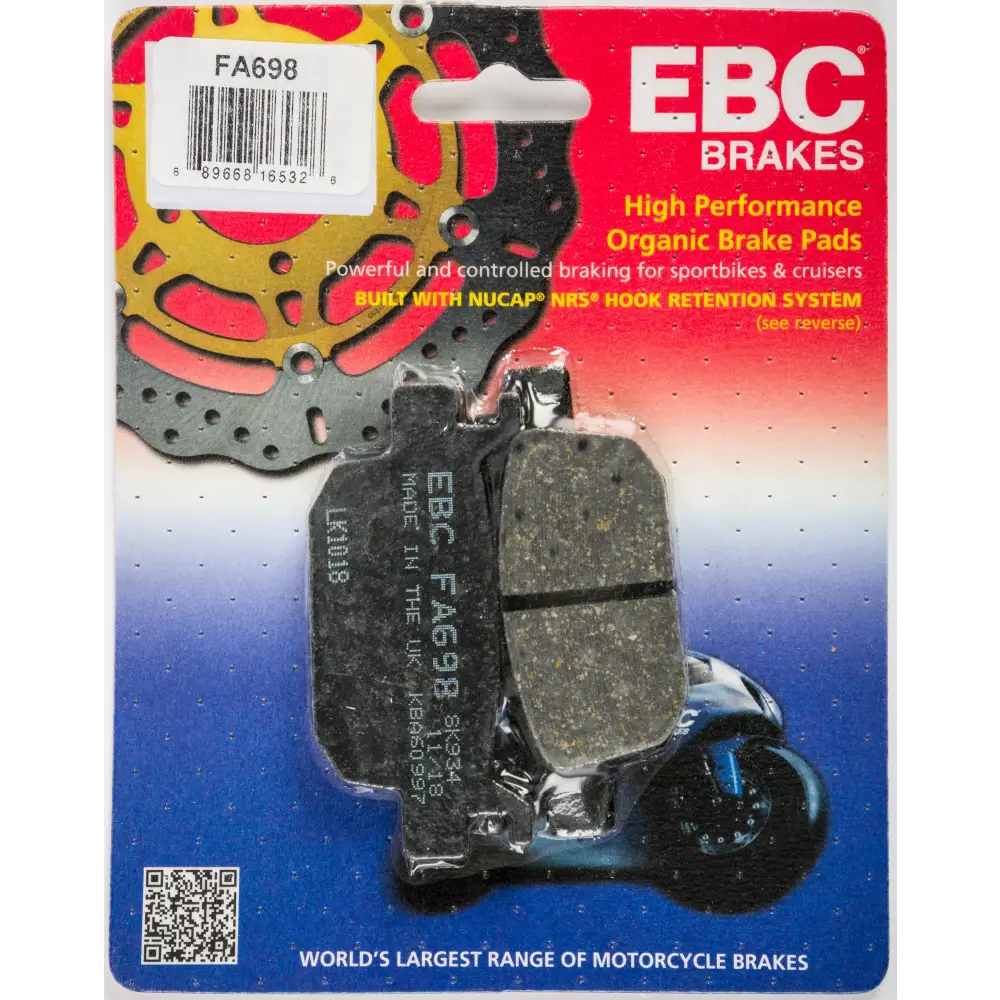 Brake Pads Fa698 Organic