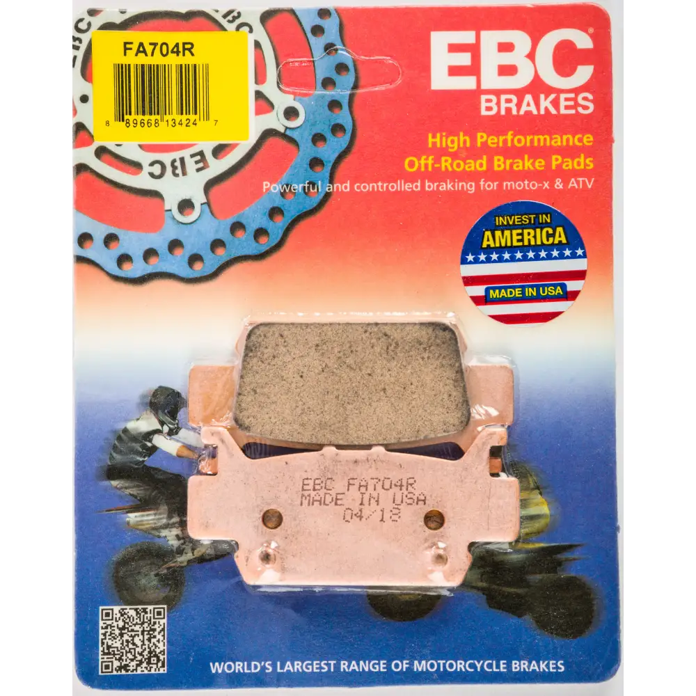 Brake Pads Fa704r Sintered R Series