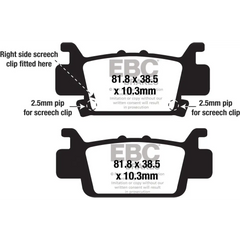 Brake Pads Fa704sv Severe Duty Sv Series