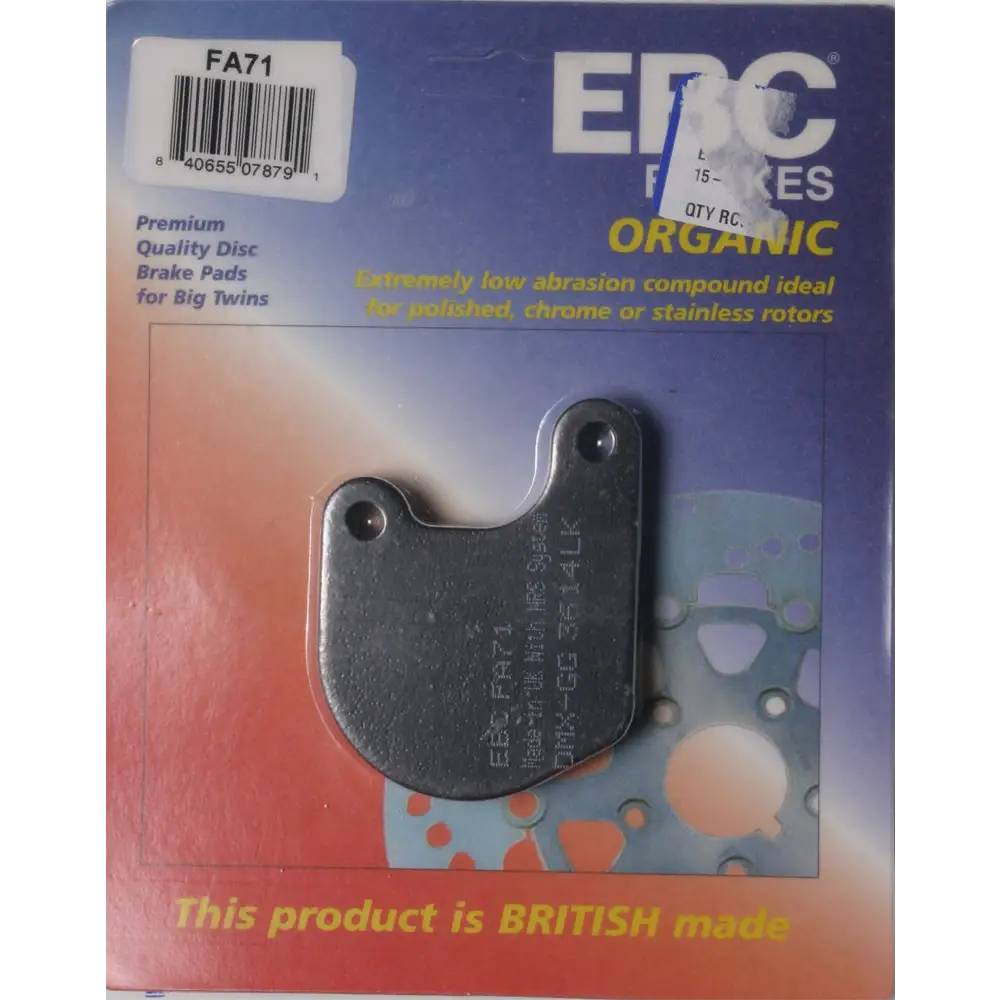 Brake Pads Fa71 Organic