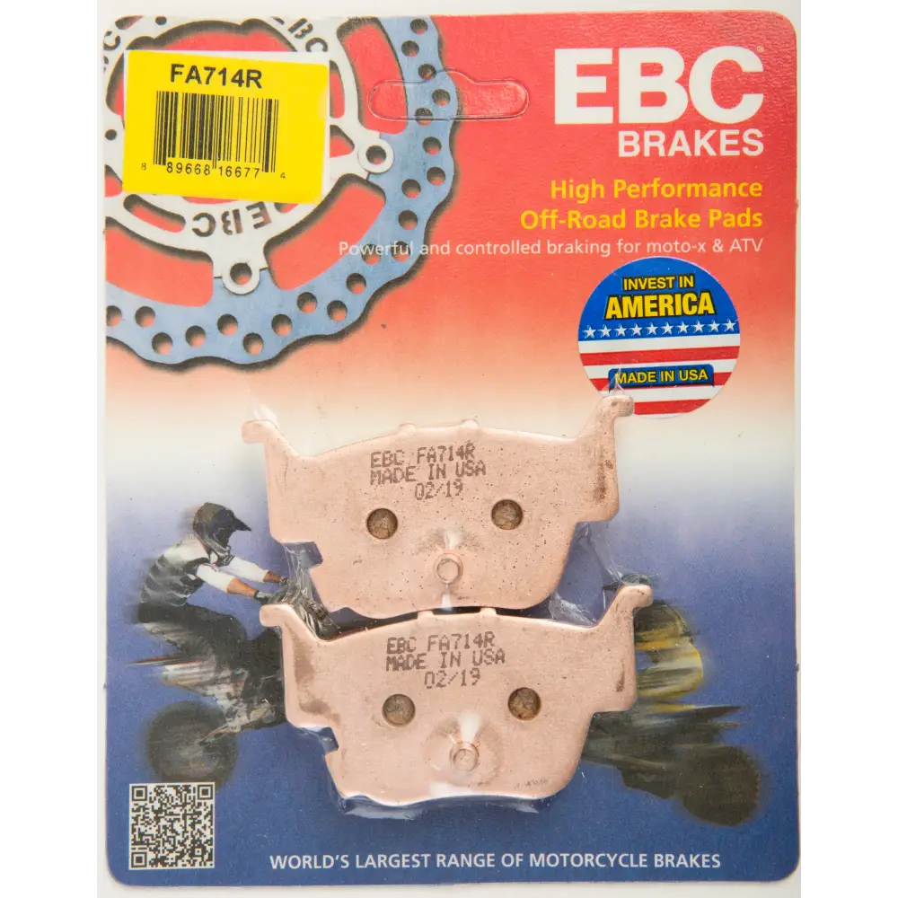 Brake Pads Fa714r Sintered R Series