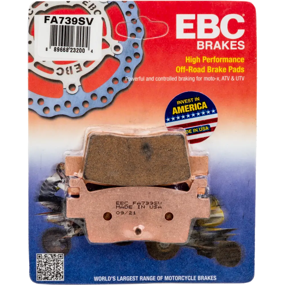 Brake Pads Fa739sv Severe Duty Sv Series
