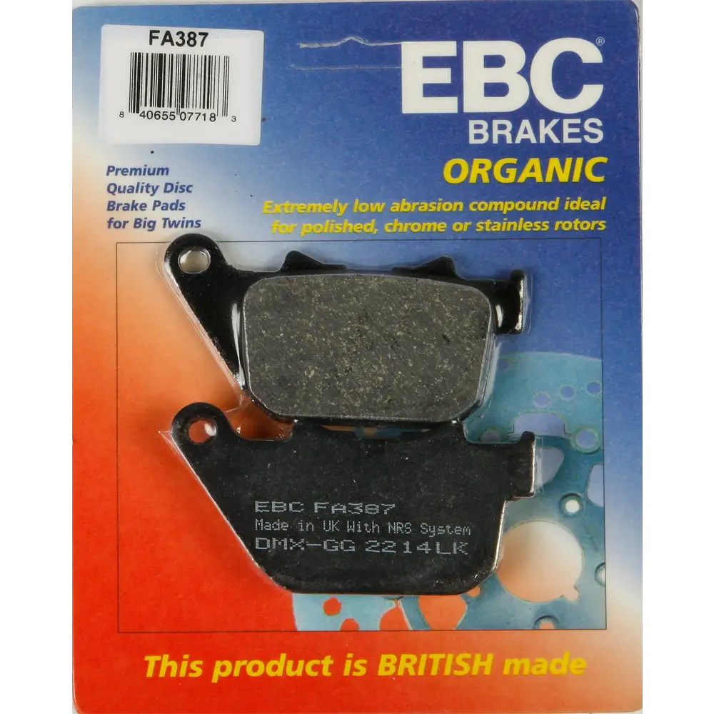 Brake Pads Fa837 Organic