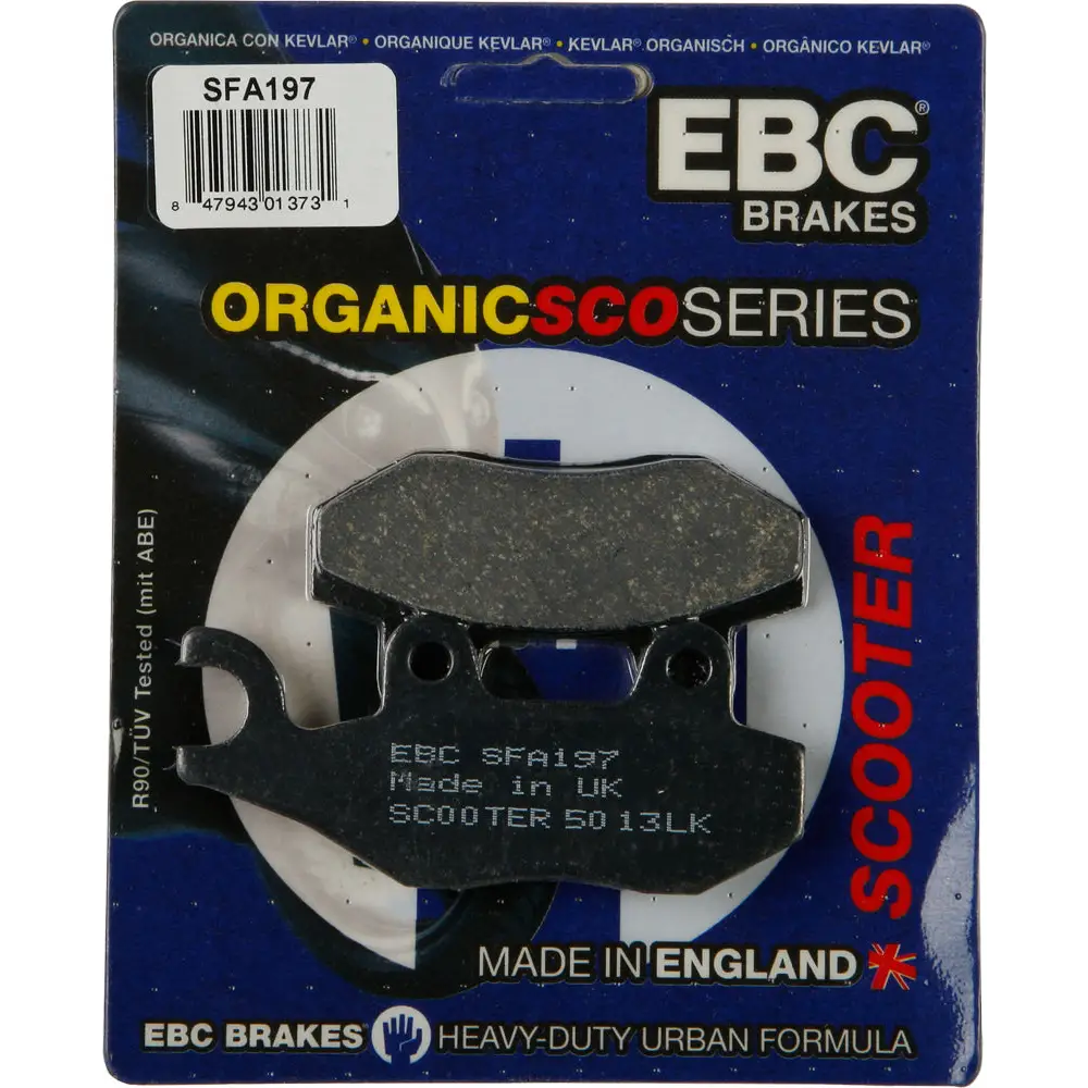 Brake Pads Sfa197 Organic
