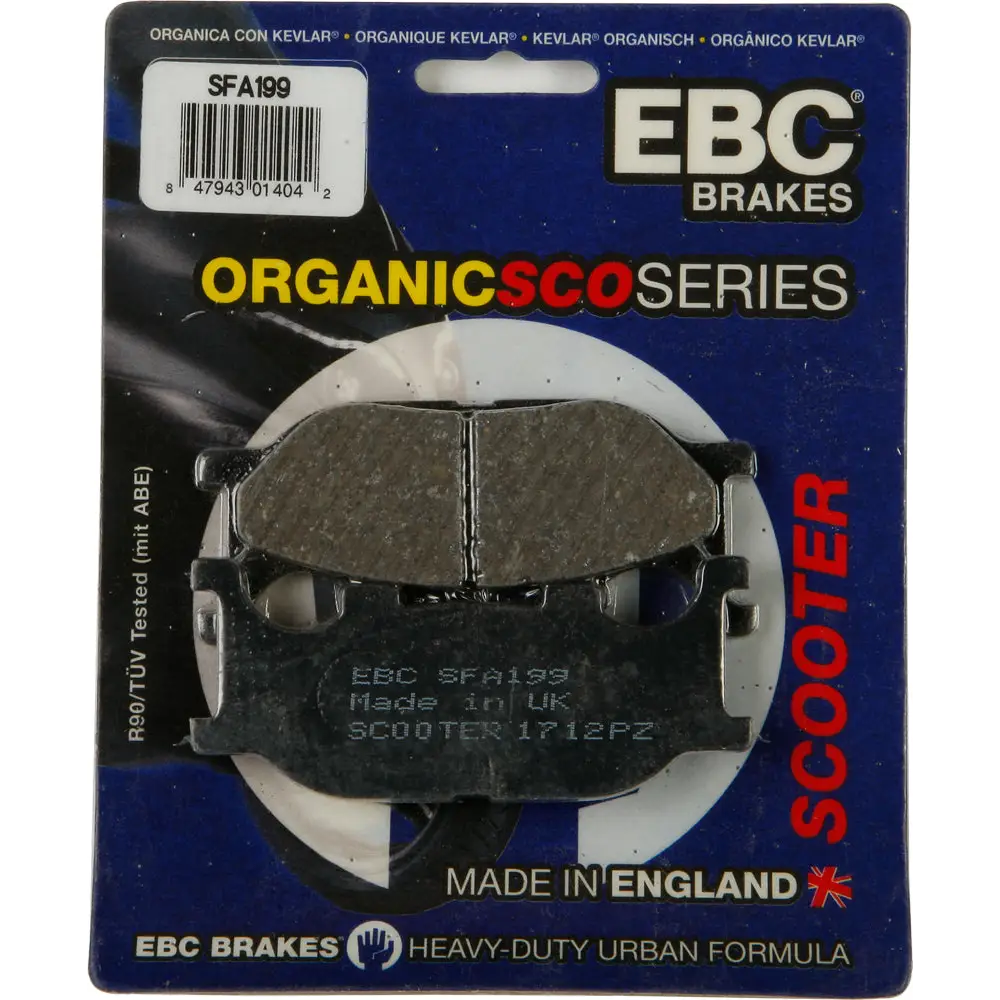 Brake Pads Sfa199 Organic