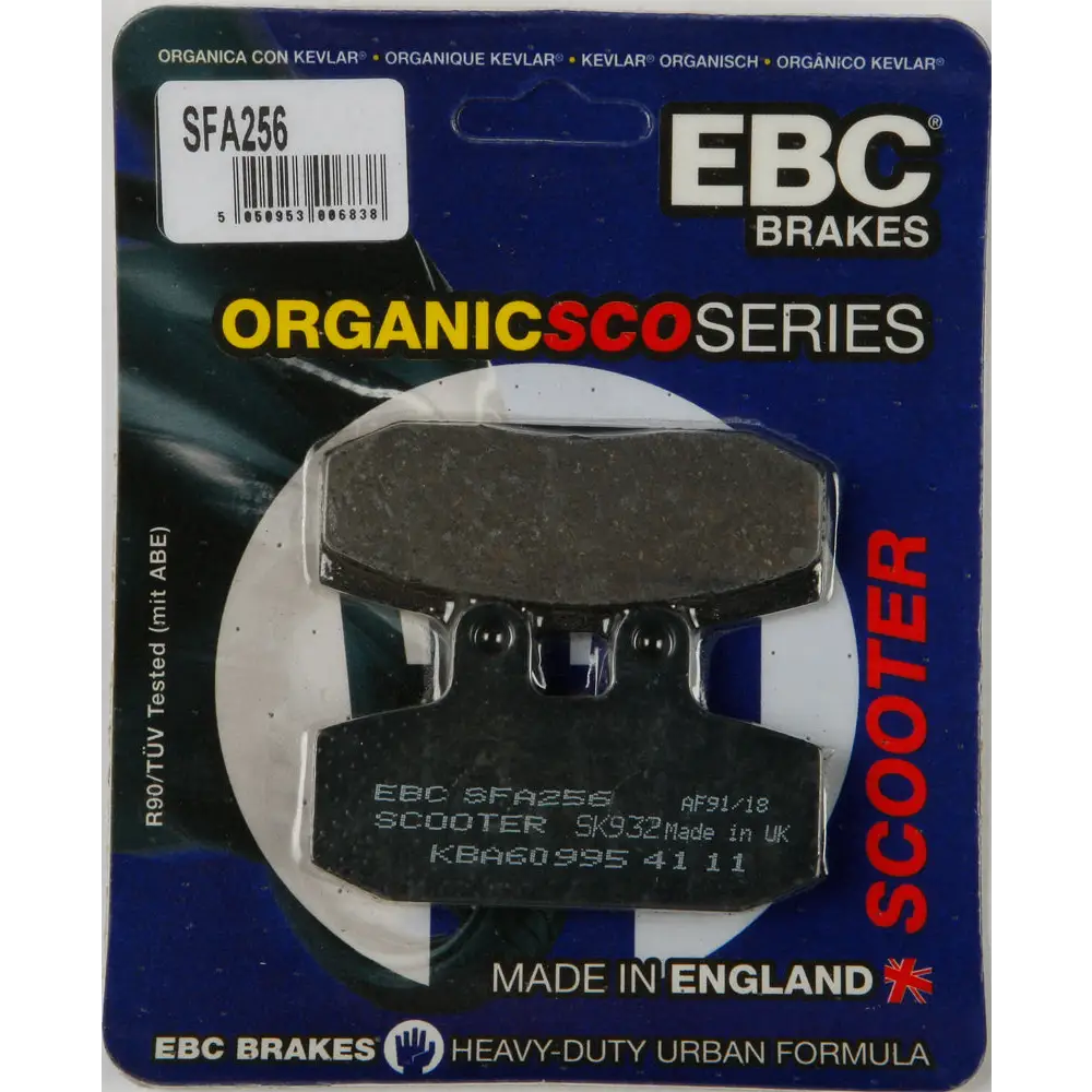 Brake Pads Sfa256 Organic