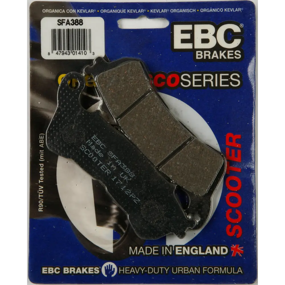 Brake Pads Sfa388 Organic