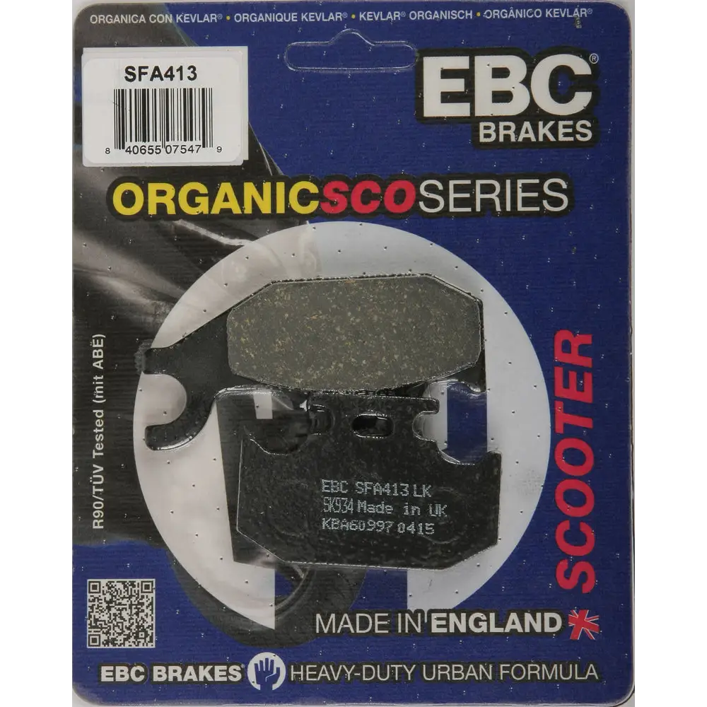 Brake Pads Sfa413 Organic